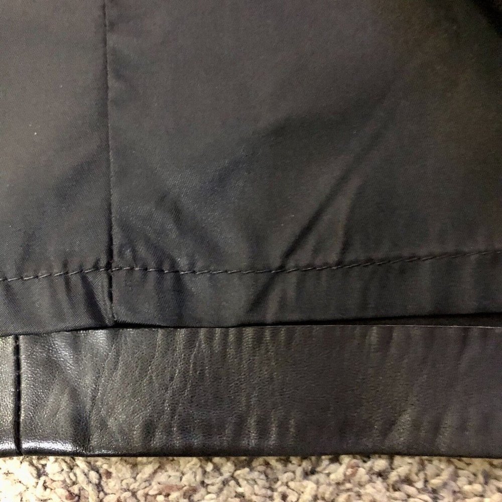 Siena Leather Skirt Womens 6 Used Black - Picture 12 of 16